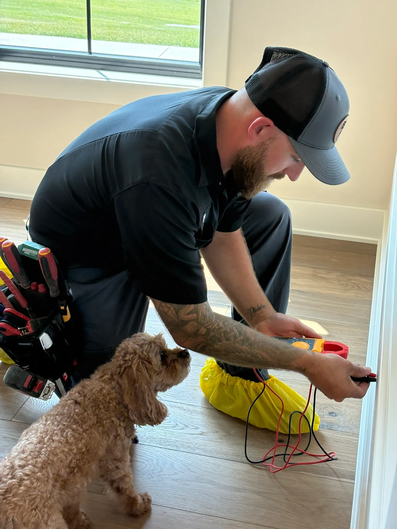 GFCI outlet installation in a Council Bluffs kitchen