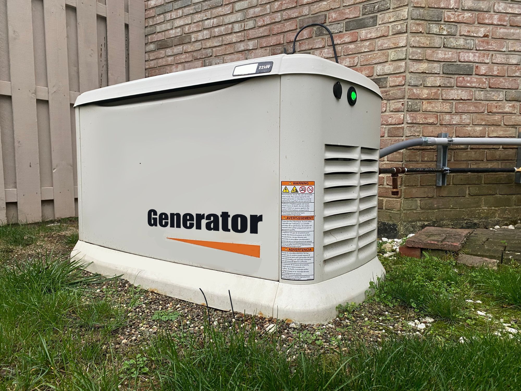 Picture of a generator installed by Bluffs Electric